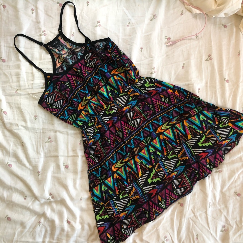 Tribal Rave Pattern Dress